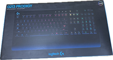 New in Box Logitech G213 Prodigy Gaming Keyboard - Minor Box Damage -(9255447)