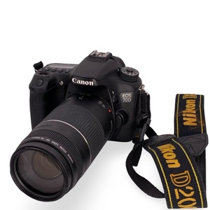 Canon EOS 70D DSLR Camera w/ 75–300mm & 50mm Lens – Used