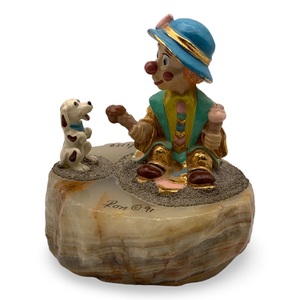 Ron Lee 1991 "Puppy Loves Treat" Clown Figurine #389/1750 – Pre-Owned