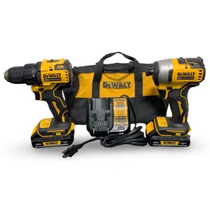 DeWalt DCK279C2 20V MAX Combo Kit – 2 Tools, 2 Batteries, Charger – Used