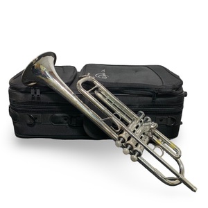 S.E. Shires Q10R Professional Trumpet – SN 3805 – w/ Black Case – Silver Plate 