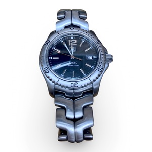 Tag Heuer WT1110-0 Link Series Men's Stainless Steel Watch – Black Dial 
