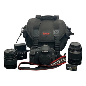 Canon DS126281 Digital Camera with 18-200mm & 18-55mm Lenses – Black Camera Bag 