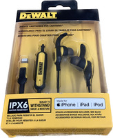 DeWalt Jobsite Earphones for Lightning - Brand New (9263499)