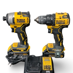 DeWalt 20V Brushless Combo Kit 1/2" Drill Driver (DCD708) & 1/4" Impact Driver 