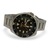 Seiko 4R36-07G0 Automatic Watch – Gold Tone – Glass Back – Black Dial