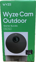 NEW SEALED Wyze Cam Outdoor Starter Bundle WVOD1B1MSD32 WireFree (9265271)