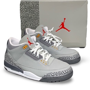 Nike Air Jordan 3 Retro – Silver/Sport – Size 11 – New in Box