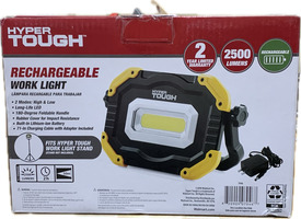 "New in Box Hyper Tough Rechargeable Work Light - 1000 Lumens, 3 Modes, 9266469