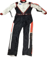 Stand21 Black/White/Red Racing Suit - Used - See Measurements & Photos