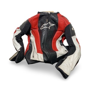 Alpine Star RC-1 Motorcycle Jacket – Red/White, Size 44