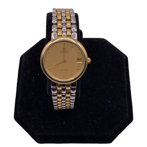 Omega De Ville Women’s Two-Tone 18K Plated Date Watch – Not Running – Watch Only