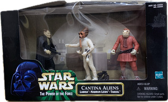 Hasbro Star Wars Cantina Aliens Figure - Brand New in Original Box (Box Damaged)