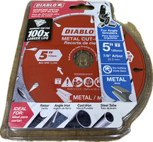 Diablo 5" Diamond Metal Cut Off Blade – New – 5/8" Arbor – Long Life & Precision