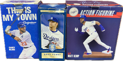 MLB Los Angeles Dodgers: Casey Blake Bobblehead, Matt Kemp Figurine, Brad Penny 