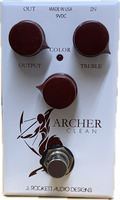 Used J Rockett Archer Clean Overdrive Boost Guitar Effects Pedal - (9276225)