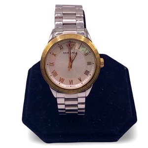 Versace P6Q Swiss Watch – Mother of Pearl Dial – Rose Gold Markers – Stainless 