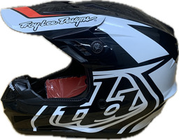 Troy Lee Designs GP Overload Men's Motorcross Black/White Helmet - 2XL (9280116)