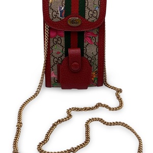 Gucci GG Supreme Red Flora Crossbody Phone Case – Used, No Paperwork or Box