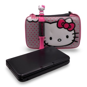 Nintendo 3DS XL – Used – With Hello Kitty Case, Stylus, Charger