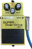 Used Boss SD-1 Super Overdrive Guitar Effects Pedal - Yellow (9284457)