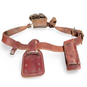 Occidental Leather Tool Belt – Used – 4 Tool Holder Pouches – Fits 22–26” Waist