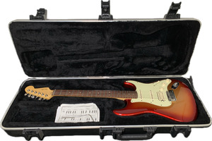Fender American Stratocaster Electric Guitar – Sunset Metallic – w/ Hard Case