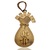  2.06 DWT (3.20g) 10KT Yellow Gold Charm – Money Bag Pendant