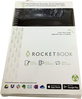 Rocketbook Core Smart Reusable Notebook Dot Grid 6" x 8.8" - Infinity Black New