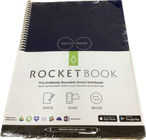 Rocketbook Everlast Letter Size Notebook 8.5" x 11" - Dark Blue