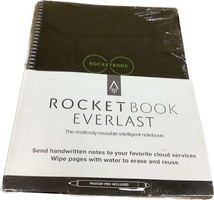 Rocketbook EVR-L-K-A Everlast Smart Reusable Notebook 8.5" x 11" - Brand New