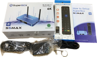 SuperBox S5 Max Smart Media Player - Brand New