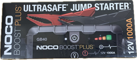 New Sealed in Box NOCO Boost Plus Ultra Safe Jump StarterGB40 12V 1000 (9292112)