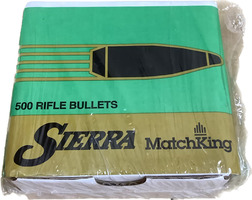 Sierra MatchKing 500 Rifle Bullets .22 Cal .224 DIA - Brand New - High Precision