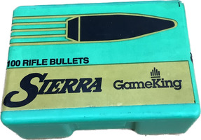 Sierra GameKing 100 Rifle Bullets .22 Cal .224 DIA - Brand New - Reliable Perfor