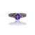  Size 8 – 2.20 DWT (3.35g) 14KT White Gold Ring – Periwinkle Center Stone
