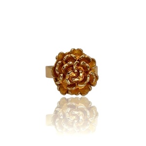  Size 7 – Resizing Available– 5.84 DWT (9.08g) 18KT Yellow Gold Ladies Ring 