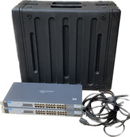 HP ProCurve Networking 1800-24G Switch Bundle Includes 2 Switches and Hard Case