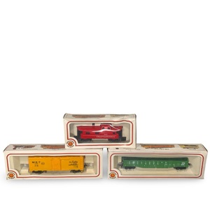 Bachmann HO Scale Trains – Lot of 3 Collectible Train Cars