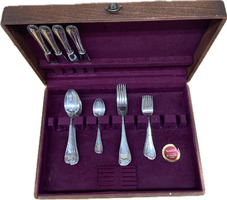  Christofle Silver Plated Silverware Set - Rubans Design (9293355)