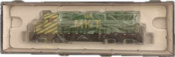 Atlas N Scale #4853GP-40 MKT 188 Locomotive - Open Package, New (9293382)