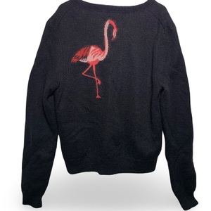 SAINT LAURENT PARIS Flamingo Cardigan – Size XL (175/95) – Authentic – Pre-Owned