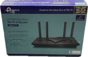 TP-Link AX1800 Dual Band Gigabit Router - Black- New(9294157)