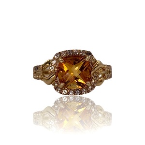  14KT (2.29 DWT / 3.57g) – Size 8 (Ladies) – Resizing Available – Gold Ring