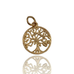  14kt Yellow Gold Small Tree of Life Charm – 0.17 dwt (0.26 g)