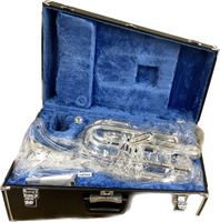Yamaha YBH-301M Marching Baritone Horn - Silver - Brand New  (9295146)
