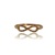  Size 8.5 – Resizing Available– 0.76 DWT (1.18g) 14KT Infinity Gold Ring 