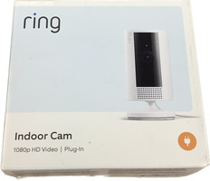 Brand New Ring 2nd Gen 1080P HD Video Plug-In Indoor Cam – White, Sealed Box