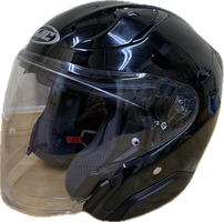 HJC RPHA 31 Open Face Black Motorcycle Helmet – Large – Used
