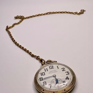 Hamilton Railway Special Pocket Watch 10K Gold Filled (Running) 